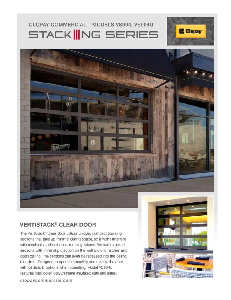 Vertistack  Ace Garage Door & Gate Co