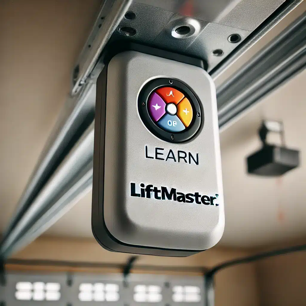 liftmaster garage door opener learn button