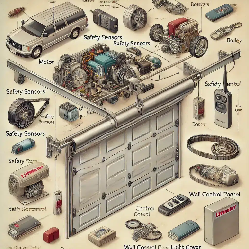 liftmaster garage door opener parts