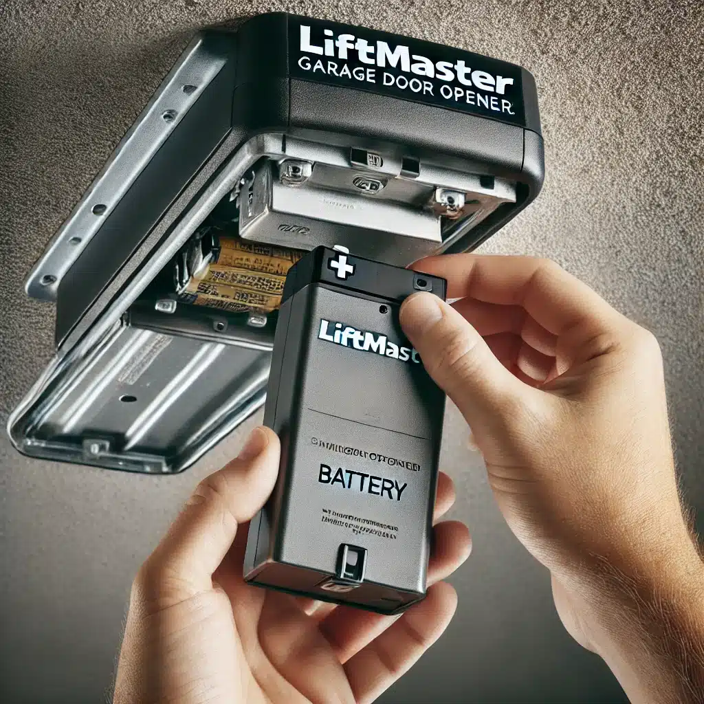 liftmaster garage door opener battery replacement