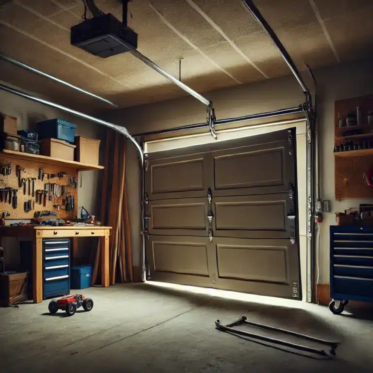 open garage door without power